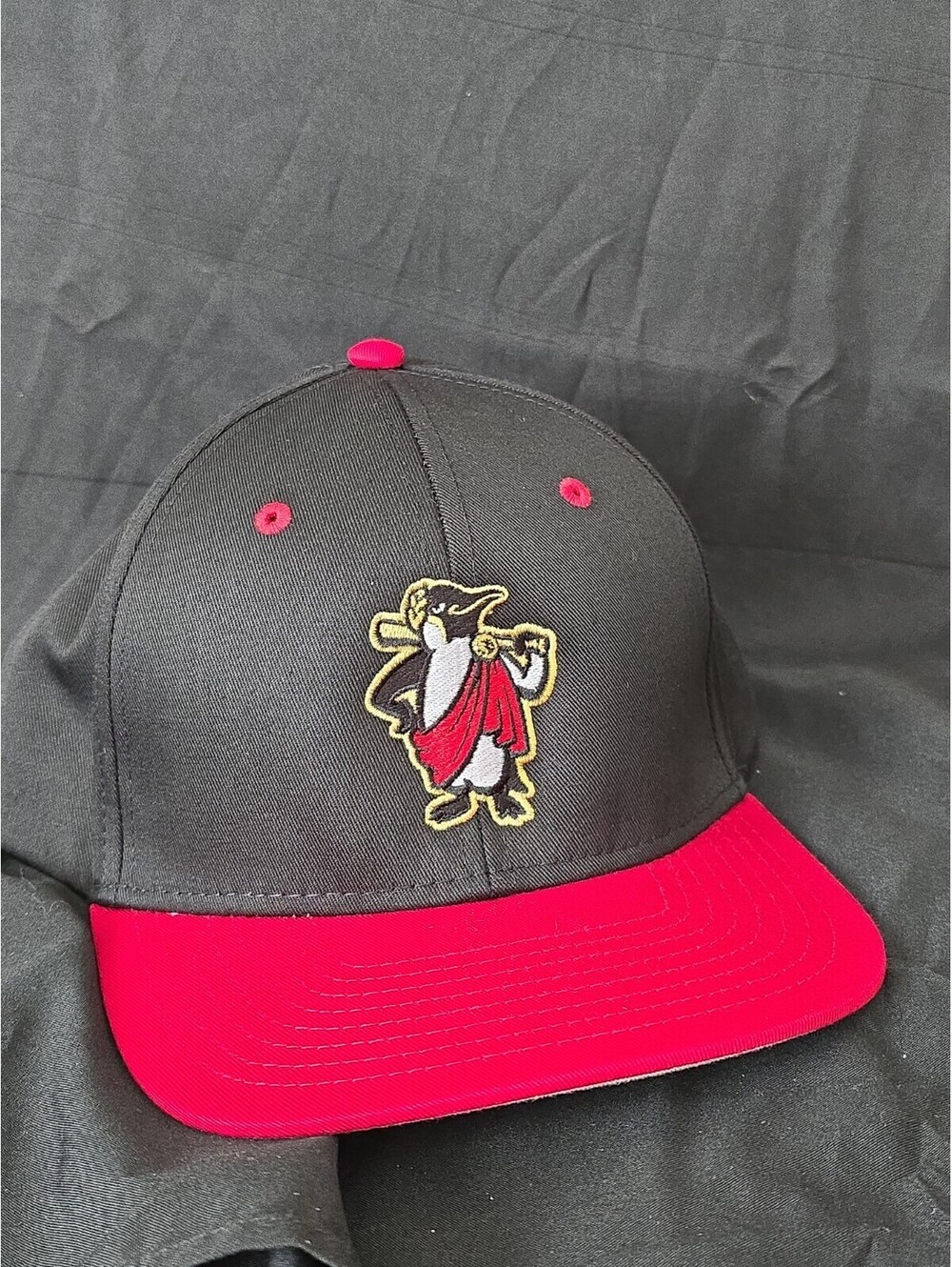 CAPAMERICA MiLB Minor League Rome Emperors Cap Hat Black/Red OSFM NEW